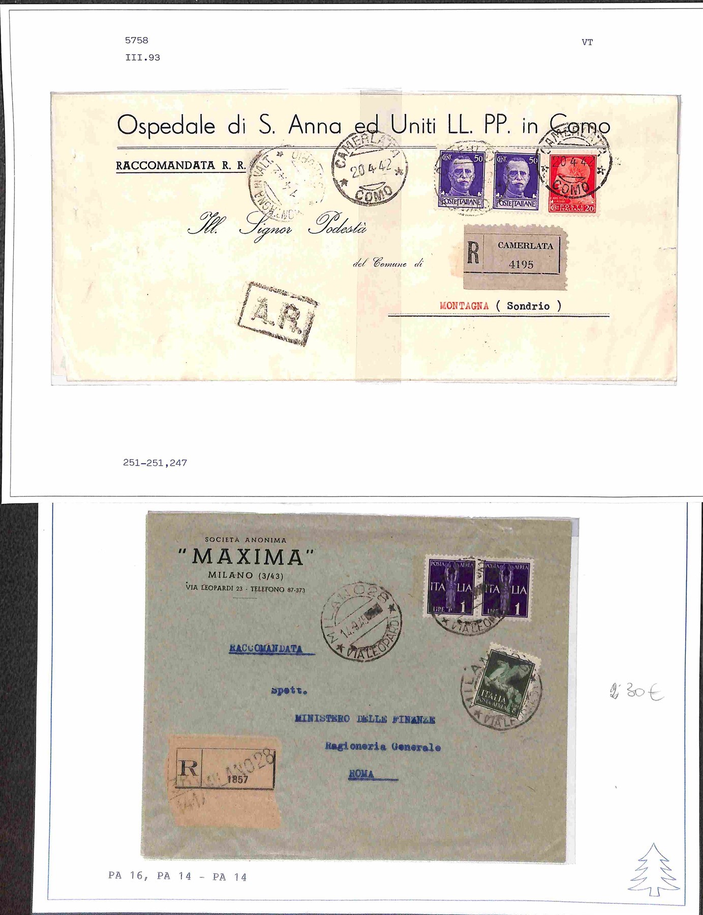 Italia / Regno / Posta Ordinaria