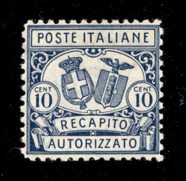 ITALIA / Regno / Vittorio Emanuele III / Recapito autorizzato