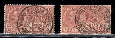 Italia / Regno / Vittorio Emanuele III / Posta Pneumatica