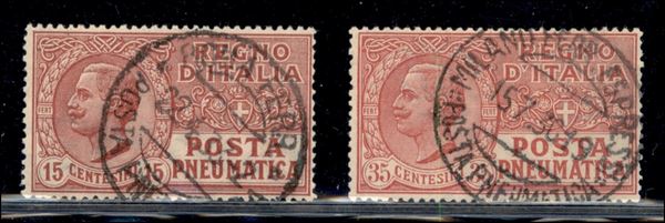 ITALIA / Regno / Vittorio Emanuele III / Posta Pneumatica