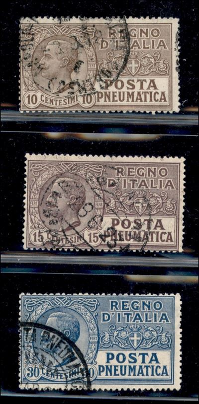 Italia / Regno / Vittorio Emanuele III / Posta Pneumatica