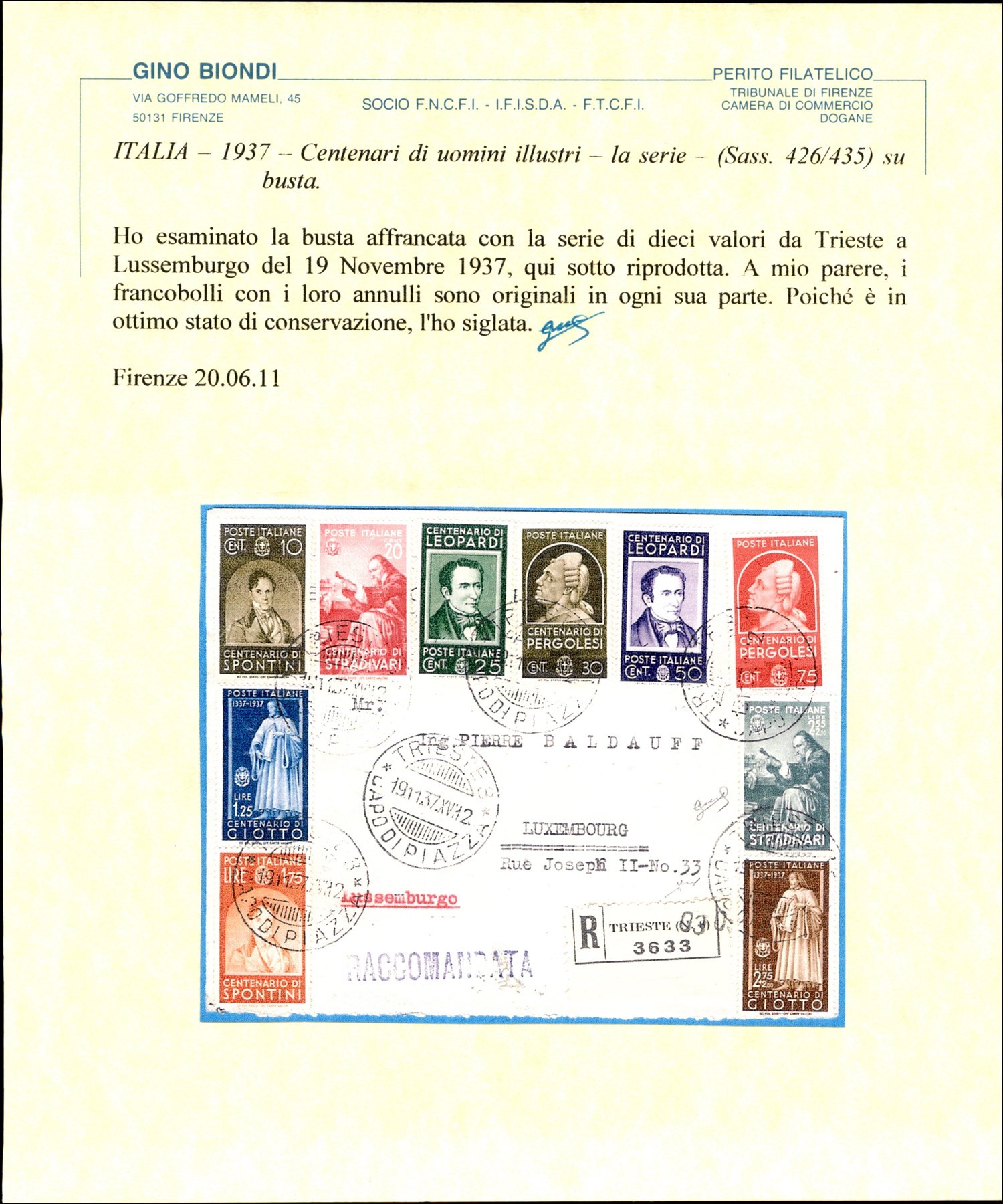 Italia / Regno / Vittorio Emanuele III / Posta Ordinaria