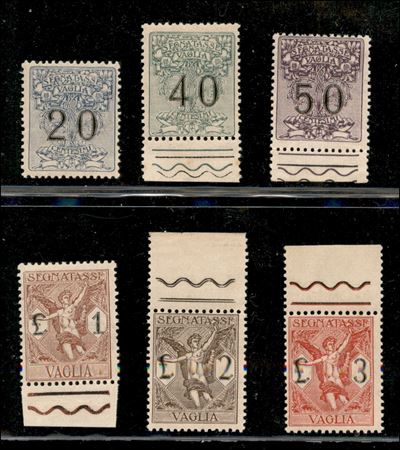 Italia / Regno / Vittorio Emanuele III / Segnatasse per Vaglia