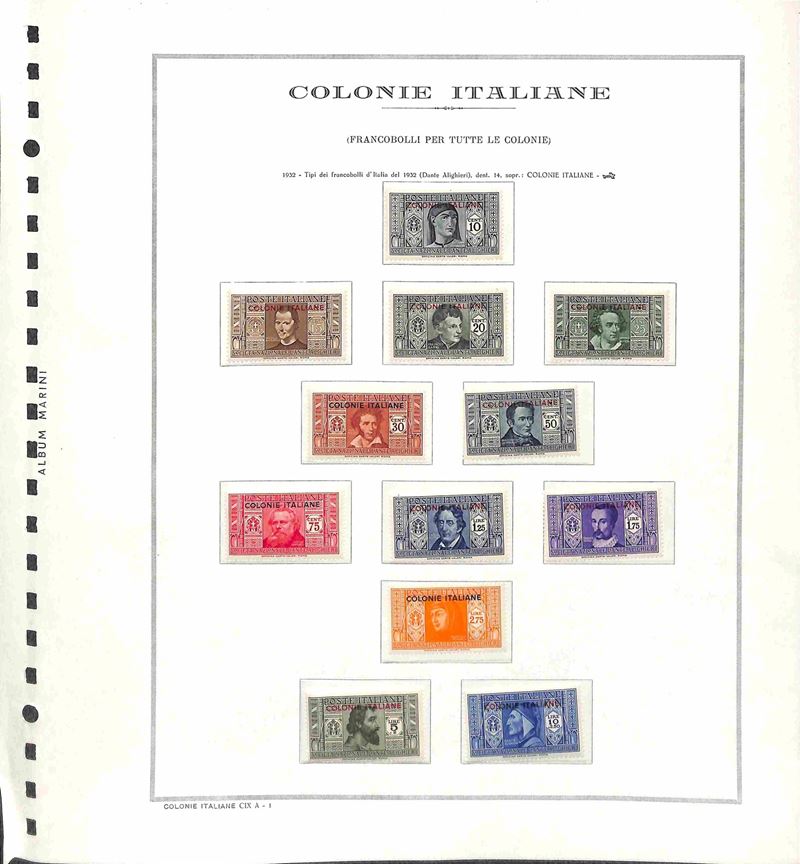 Italia / Colonie / Posta Ordinaria