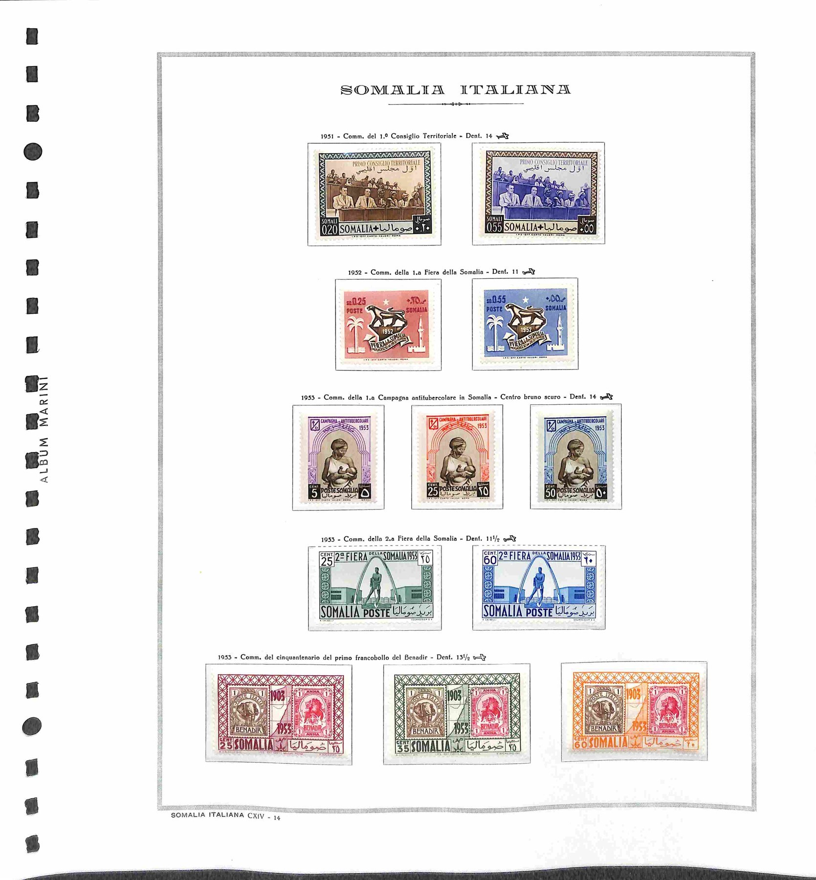 Italia / Occupazioni Straniere delle Colonie / Somalia a.f.I.s. / Posta Ordinaria