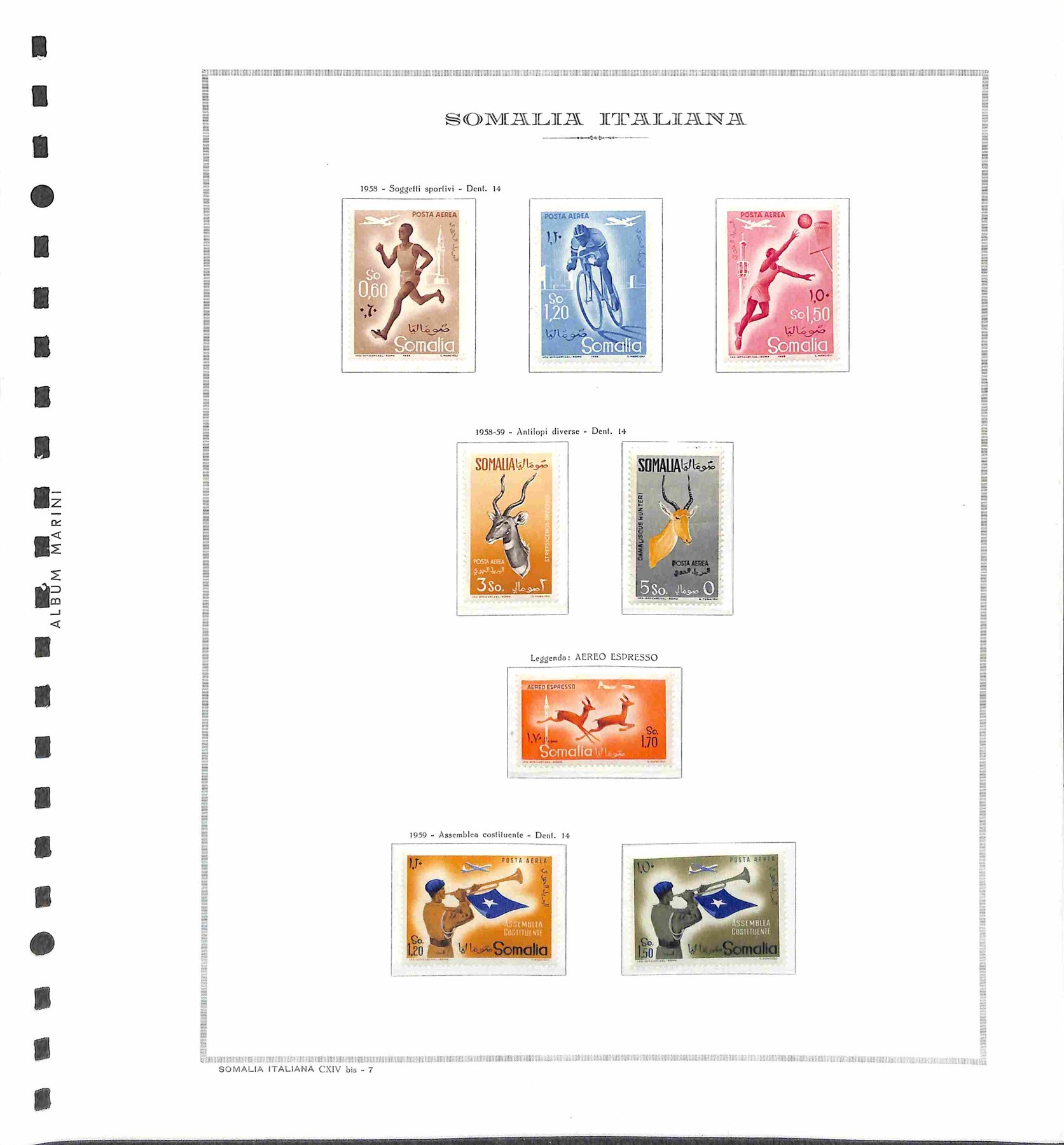 Italia / Occupazioni Straniere delle Colonie / Somalia a.f.I.s. / Posta Ordinaria