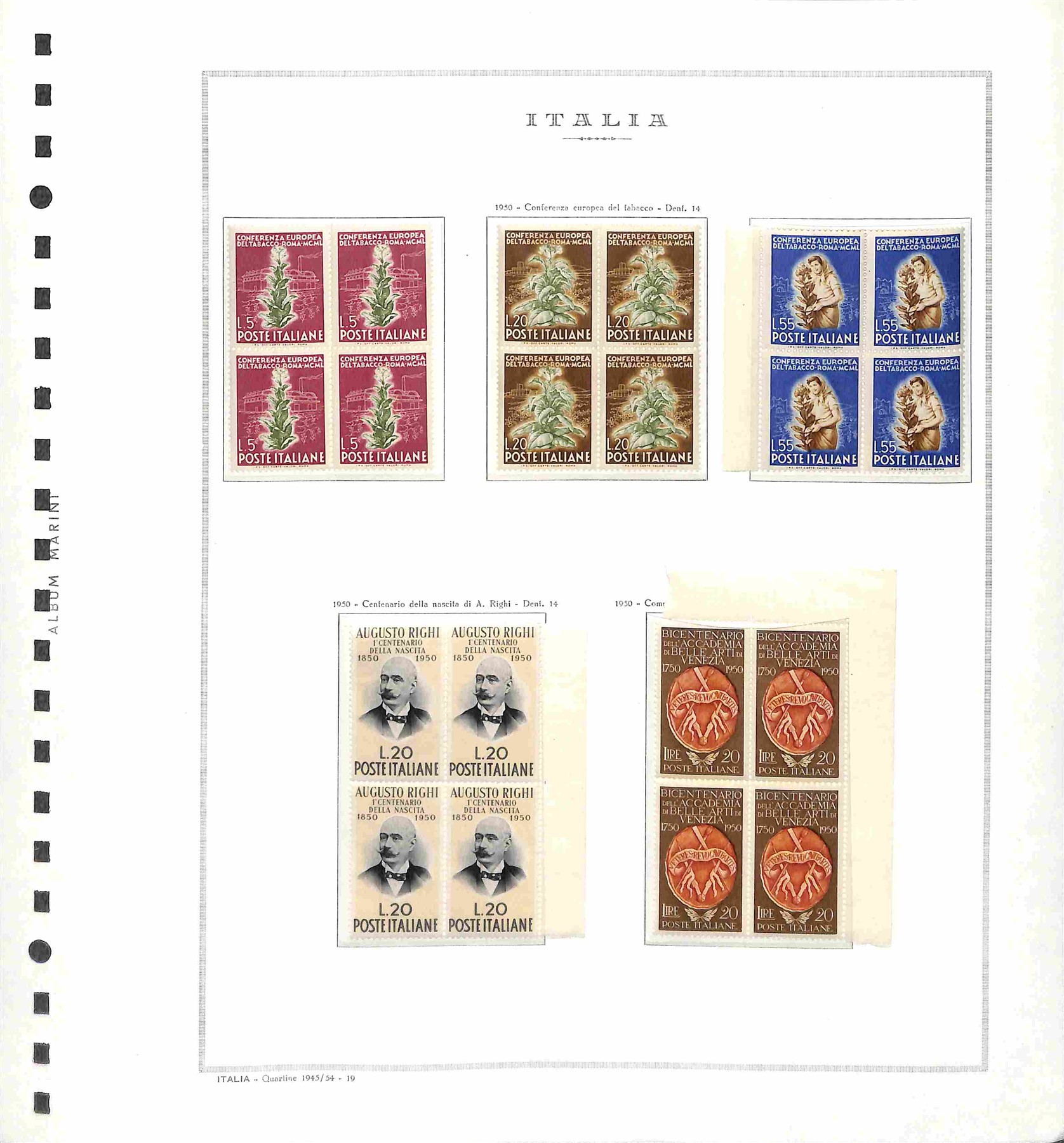 Area Italiana / Posta Ordinaria