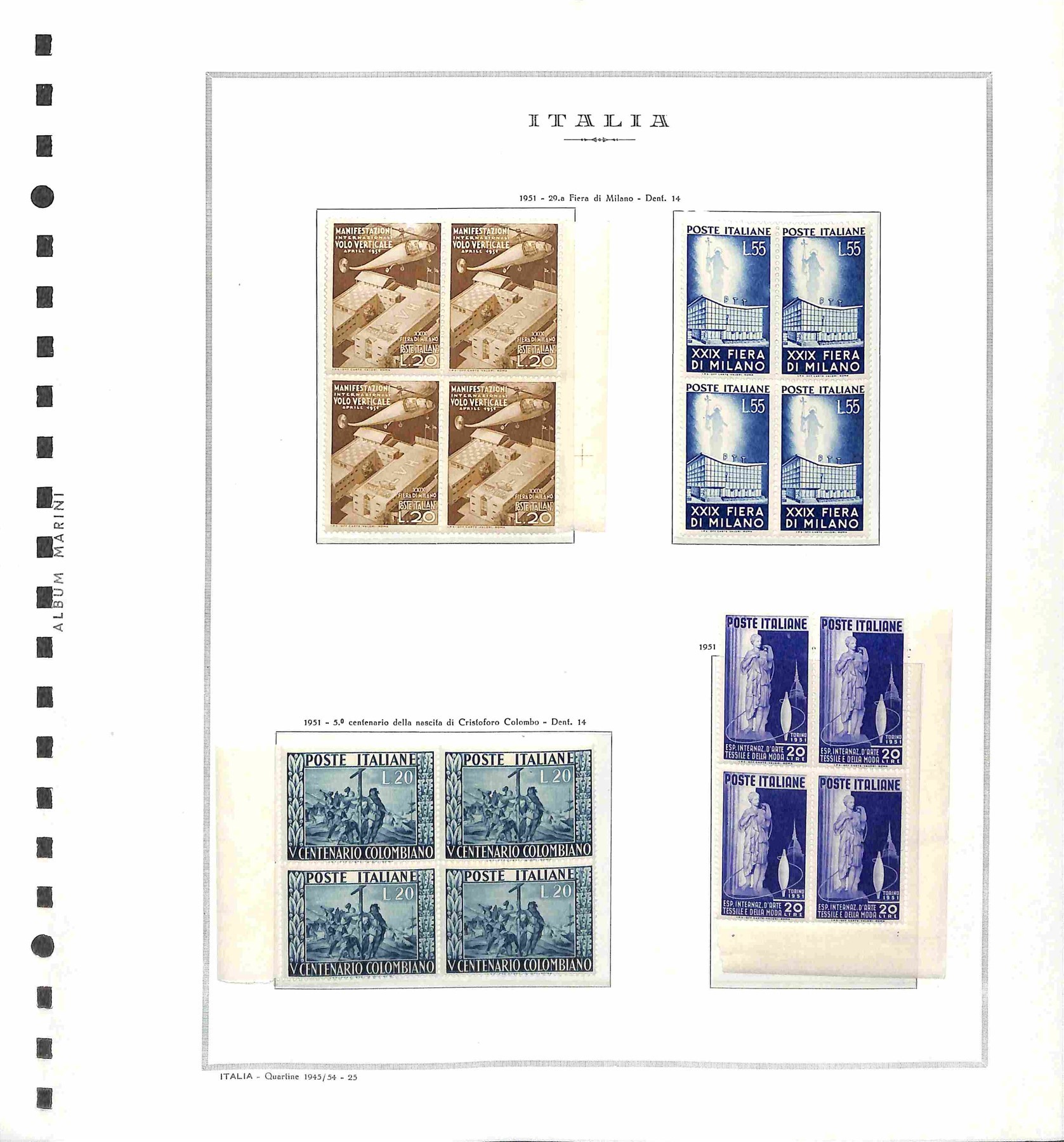 Area Italiana / Posta Ordinaria