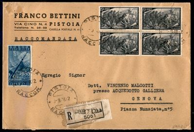 Italia / Repubblica / Posta Ordinaria + Aerea