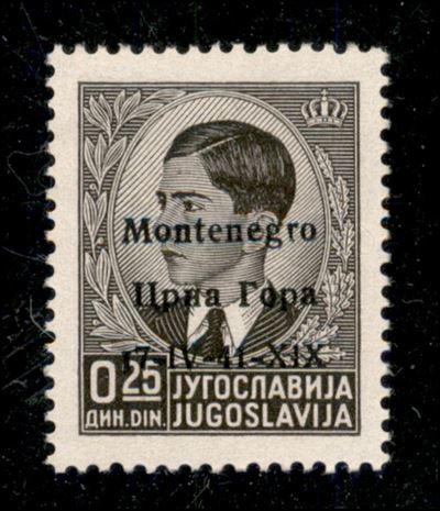 Italia / Occupazioni II Guerra Mondiale / Montenegro / Posta Ordinaria