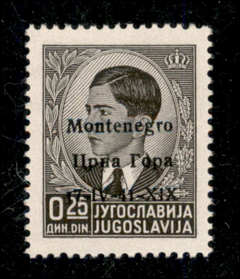 Italia / Occupazioni II Guerra Mondiale / Montenegro / Posta Ordinaria