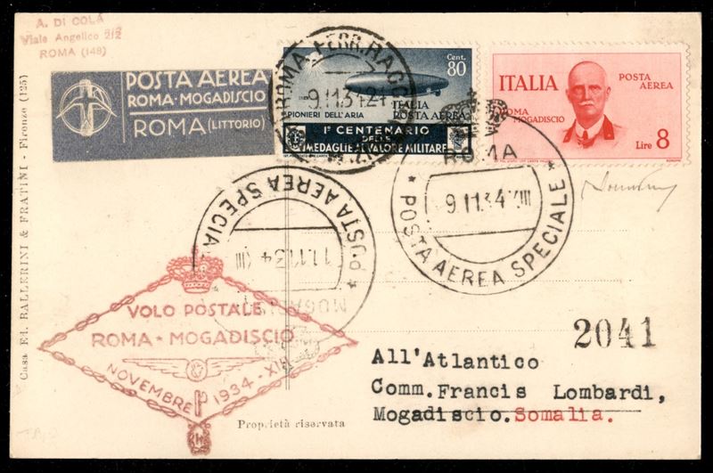 ITALIA / Regno / Vittorio Emanuele III / Aerogrammi