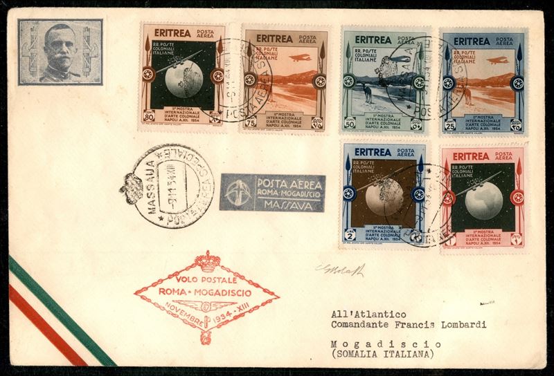 ITALIA / Colonie / Eritrea / Aerogrammi
