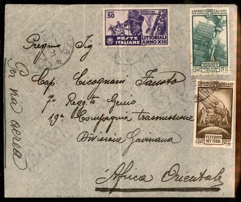ITALIA / Regno / Vittorio Emanuele III / Aerogrammi