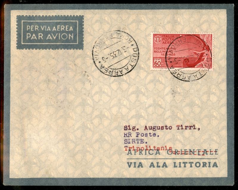 ITALIA / Colonie / Aerogrammi