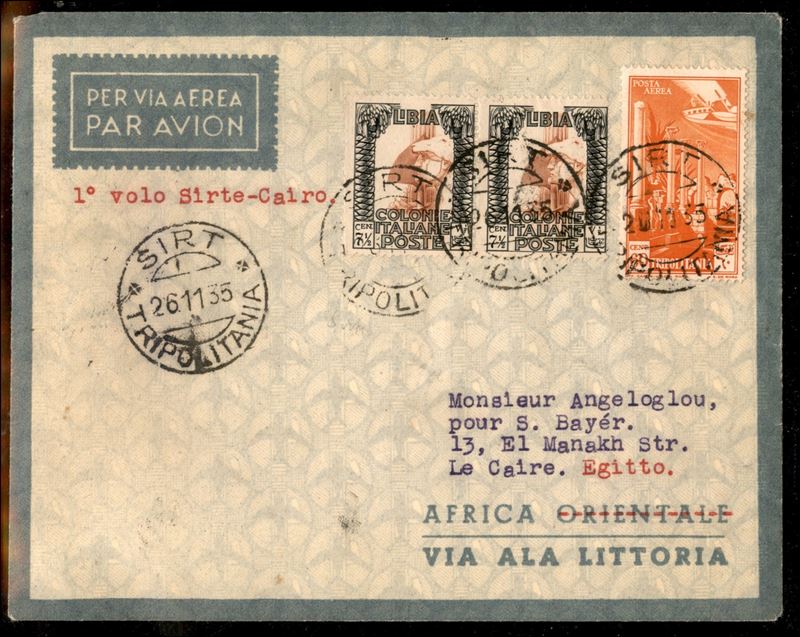 ITALIA / Colonie / Aerogrammi