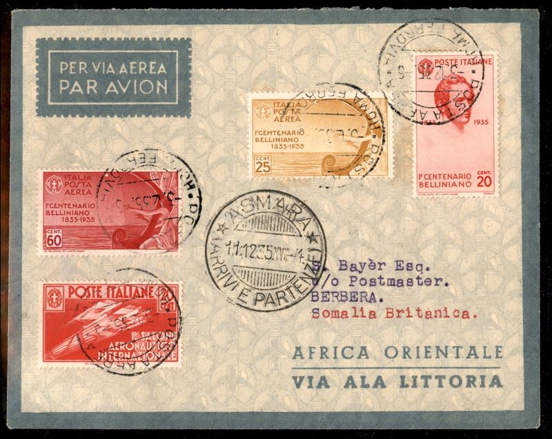 ITALIA / Colonie / Aerogrammi