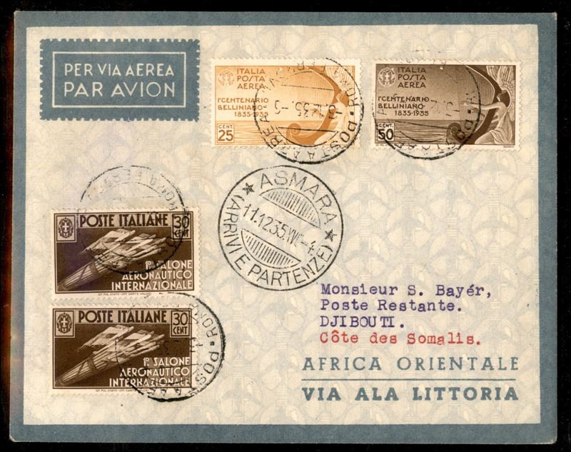ITALIA / Colonie / Aerogrammi
