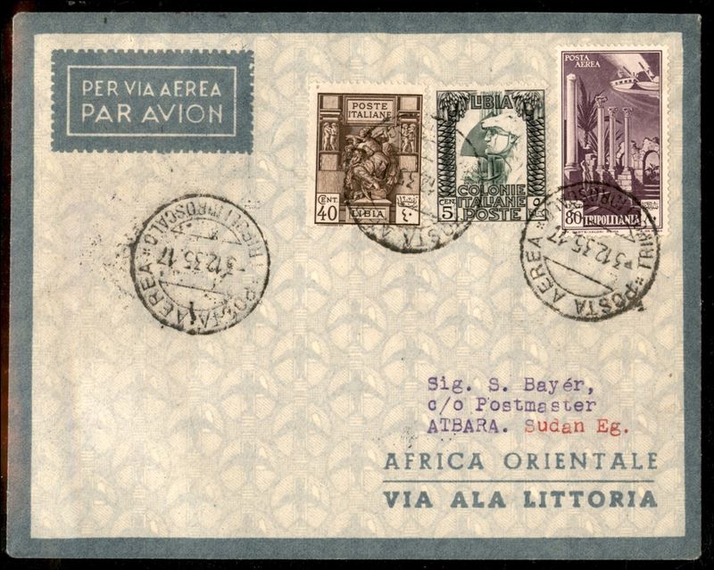 ITALIA / Colonie / Aerogrammi