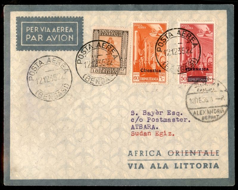 ITALIA / Colonie / Aerogrammi