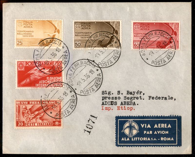 ITALIA / Colonie / Aerogrammi