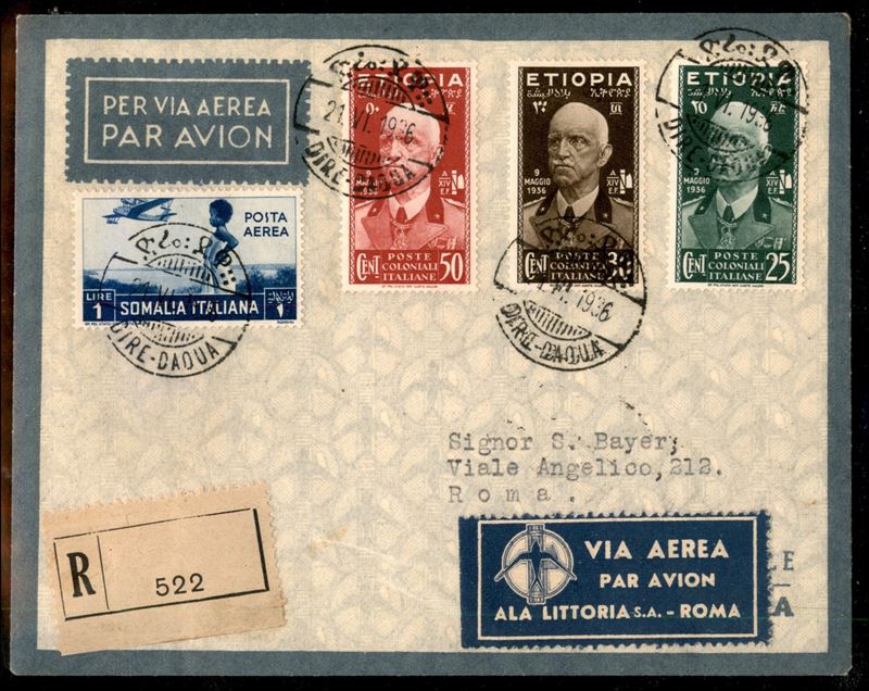 ITALIA / Colonie / Aerogrammi