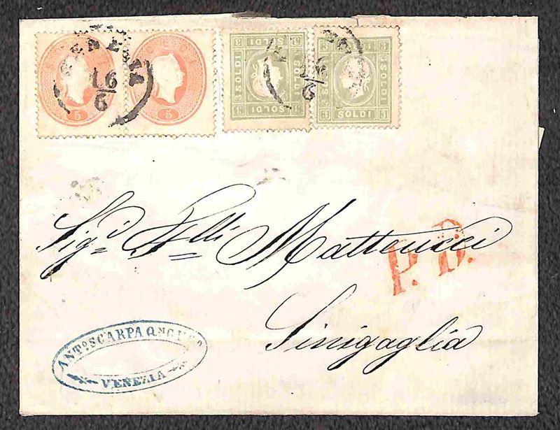 ITALIA / Antichi Stati Italiani / Lombardo Veneto / Posta ordinaria