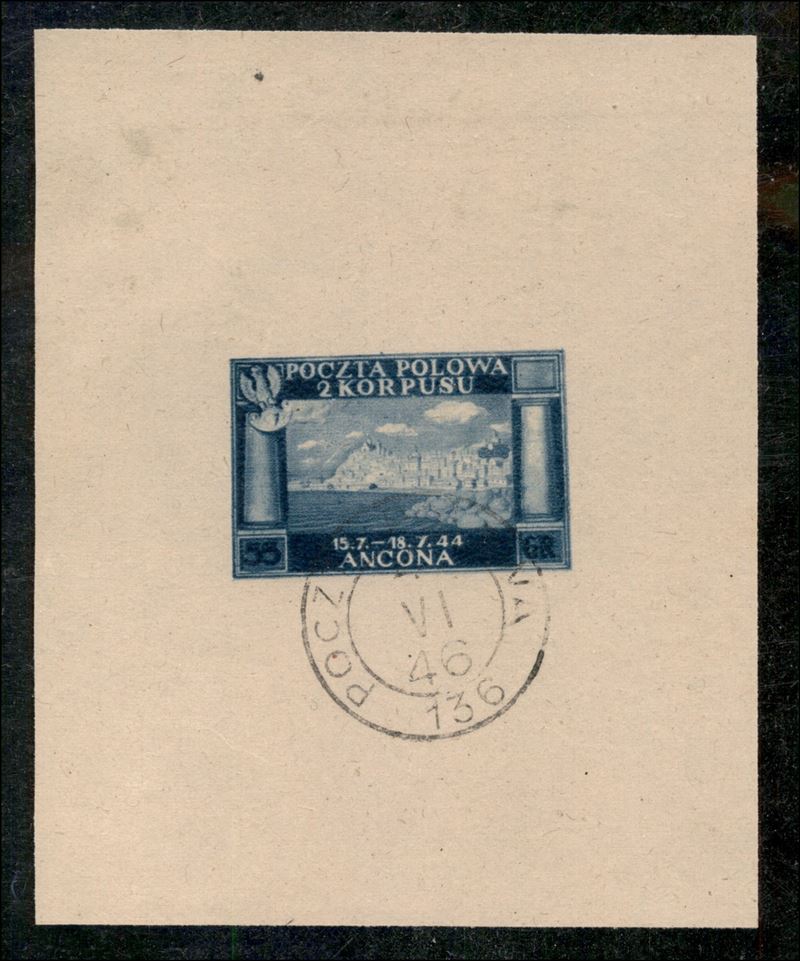 Italia / Corpo Polacco / Foglietti