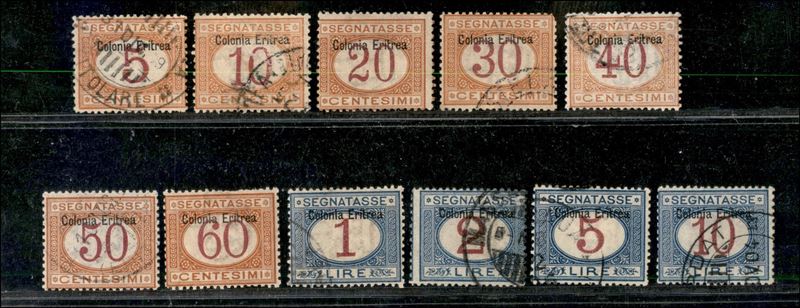 Italia / Colonie / Eritrea / Segnatasse