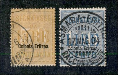 Italia / Colonie / Eritrea / Segnatasse