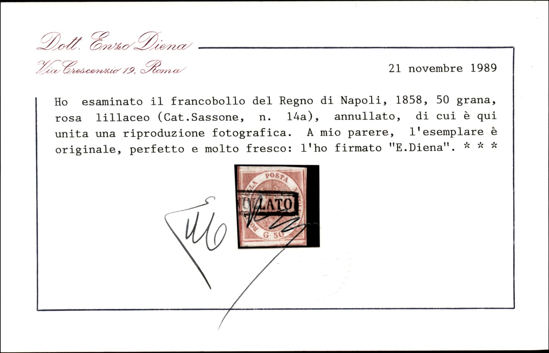 ITALIA / Antichi Stati Italiani / Napoli / Posta ordinaria