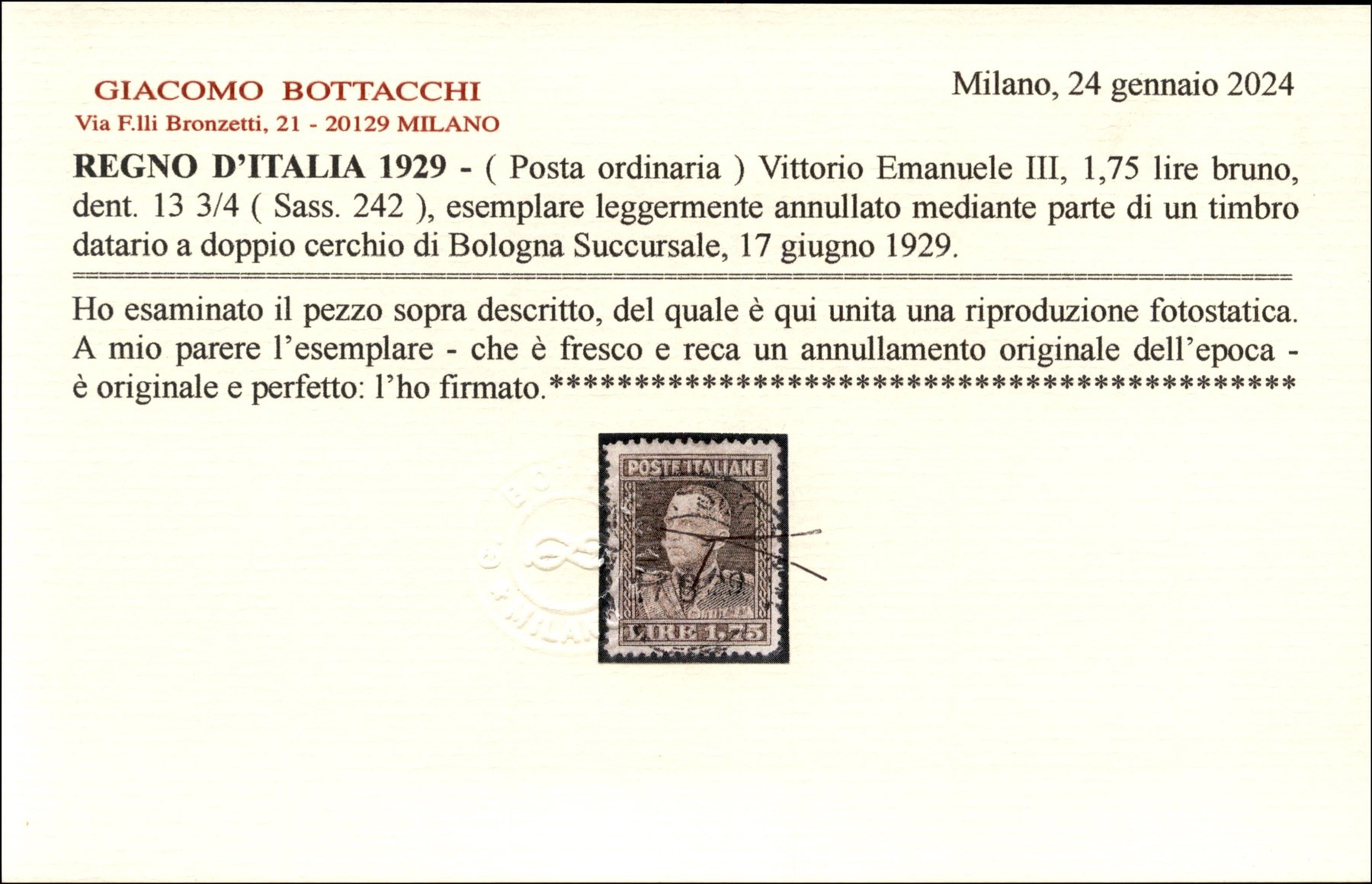 Italia / Regno / Vittorio Emanuele III / Posta Ordinaria