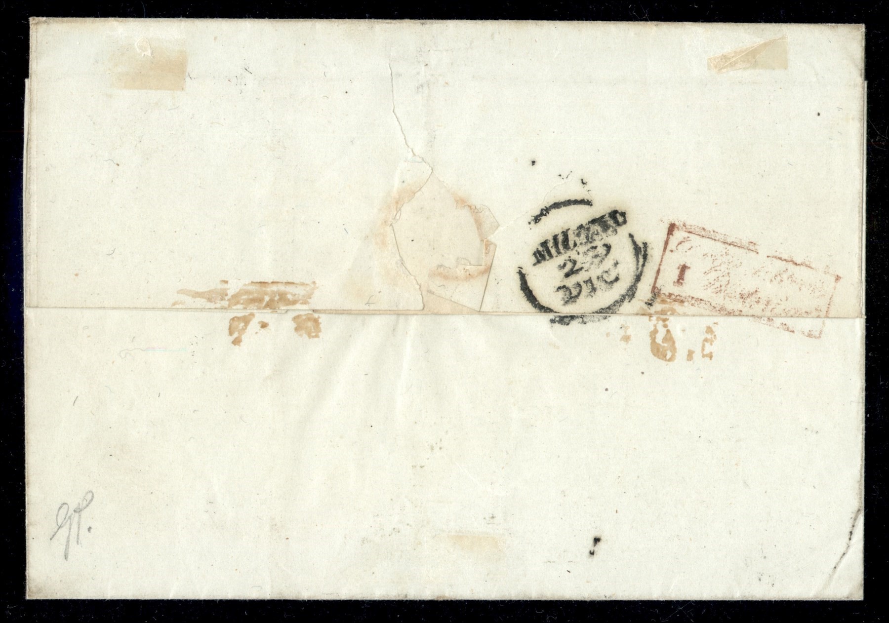 ITALIA / Antichi Stati Italiani / Lombardo Veneto / Posta ordinaria