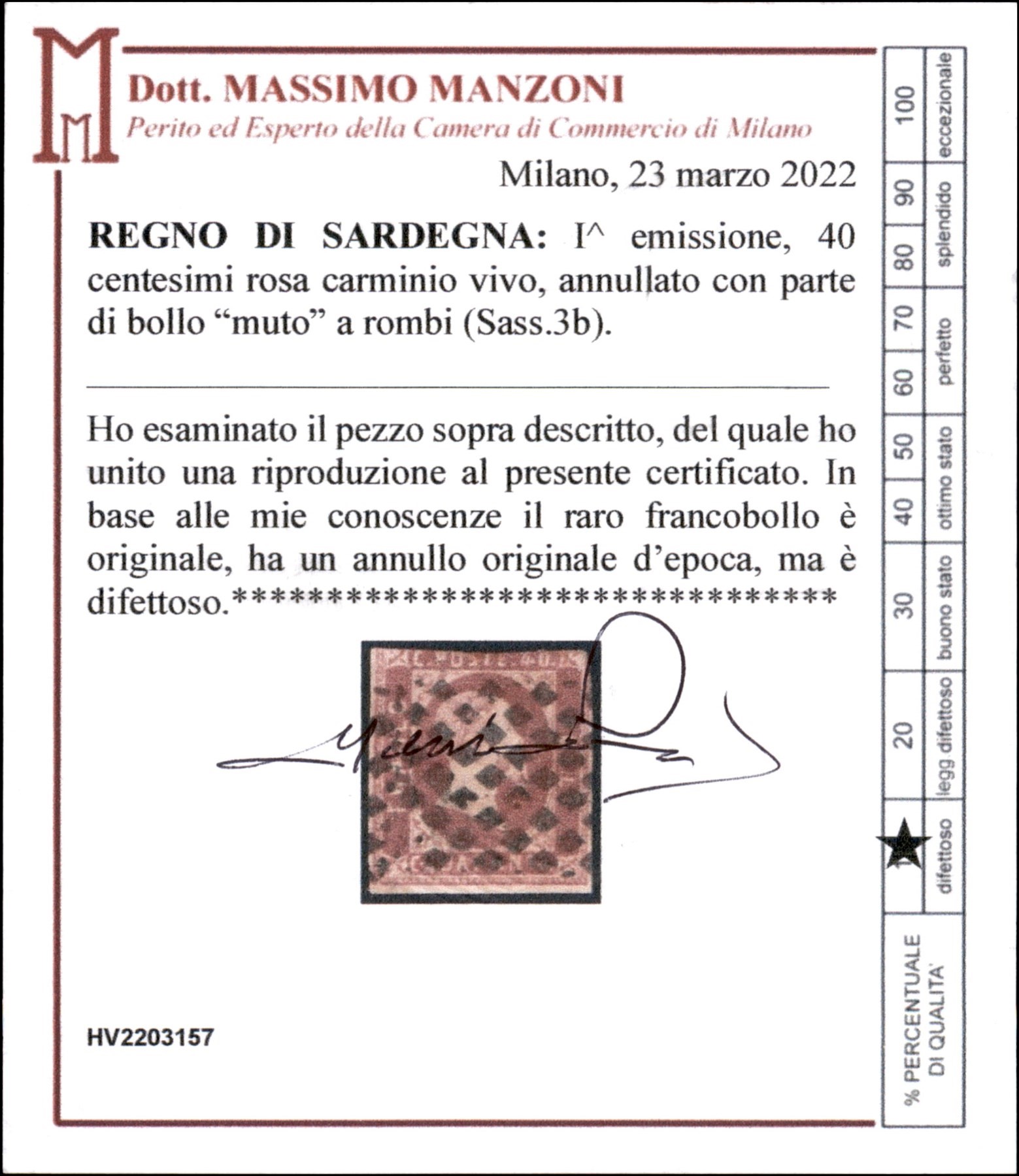 ITALIA / Antichi Stati Italiani / Sardegna / Posta ordinaria