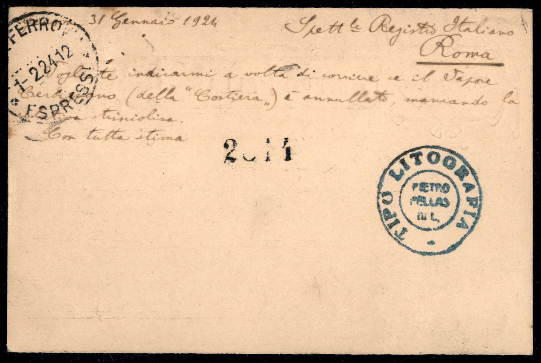 Italia / Regno / Vittorio Emanuele III / Posta Ordinaria