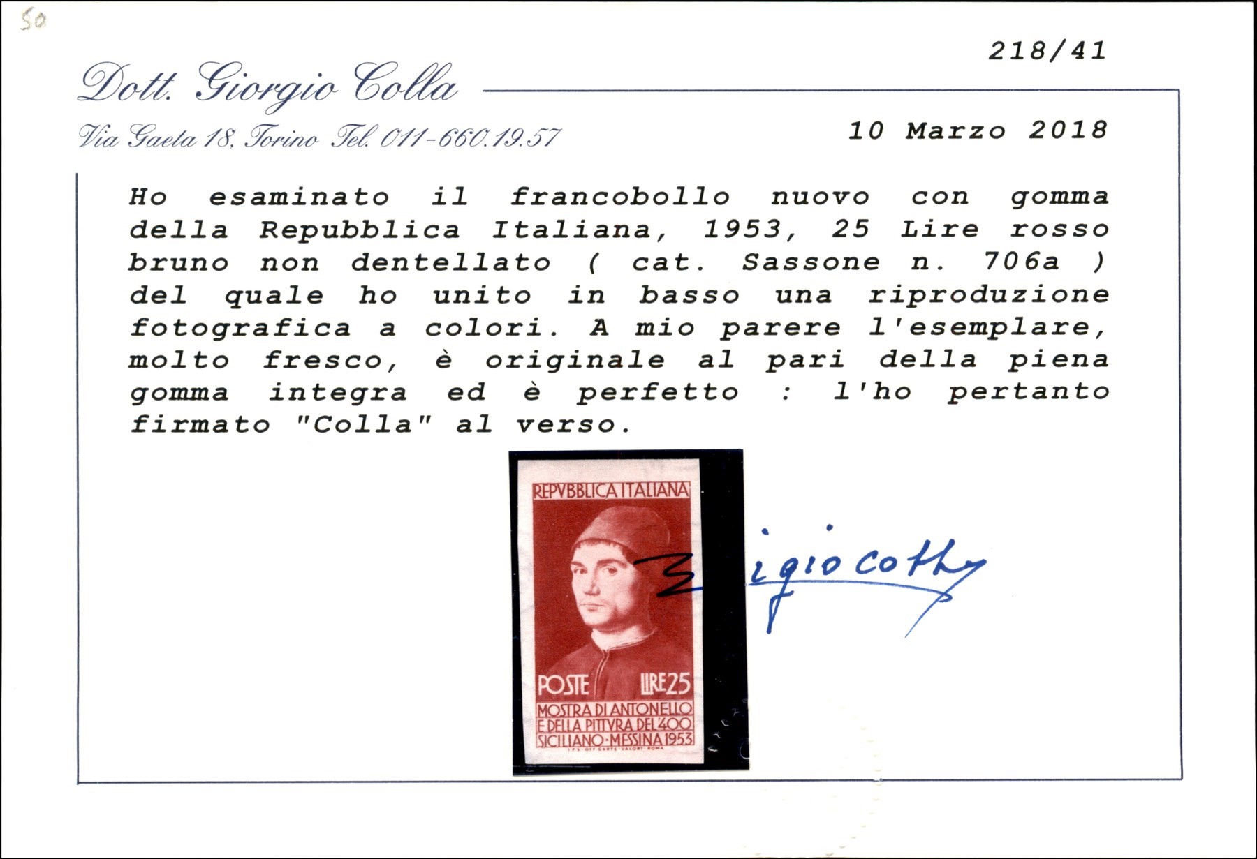Italia / Repubblica / Posta Ordinaria
