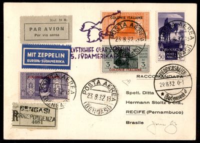 Italia / Colonie / Emissioni Generali / Aerogrammi