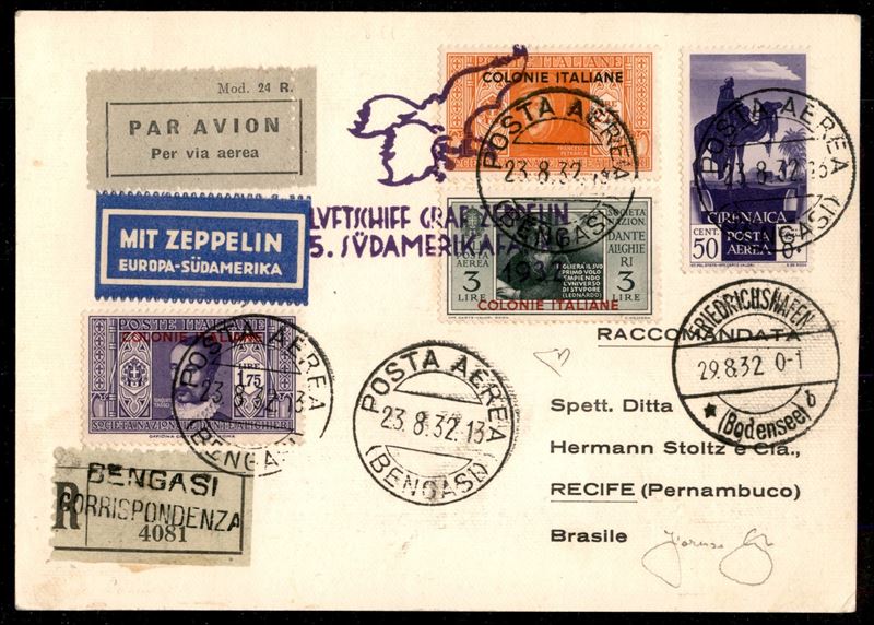Italia / Colonie / Emissioni Generali / Aerogrammi
