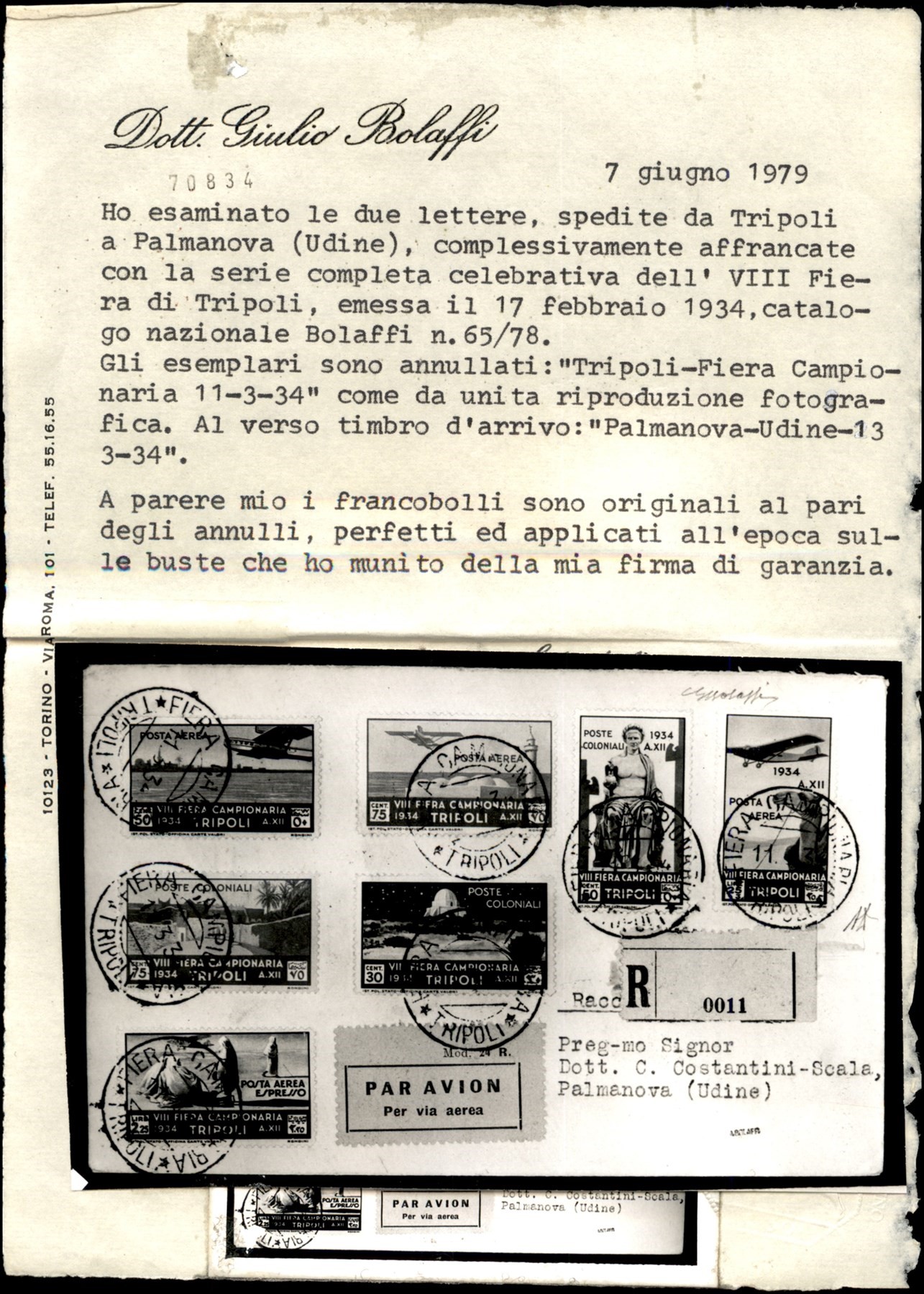 Italia / Colonie / Libia / Aerogrammi