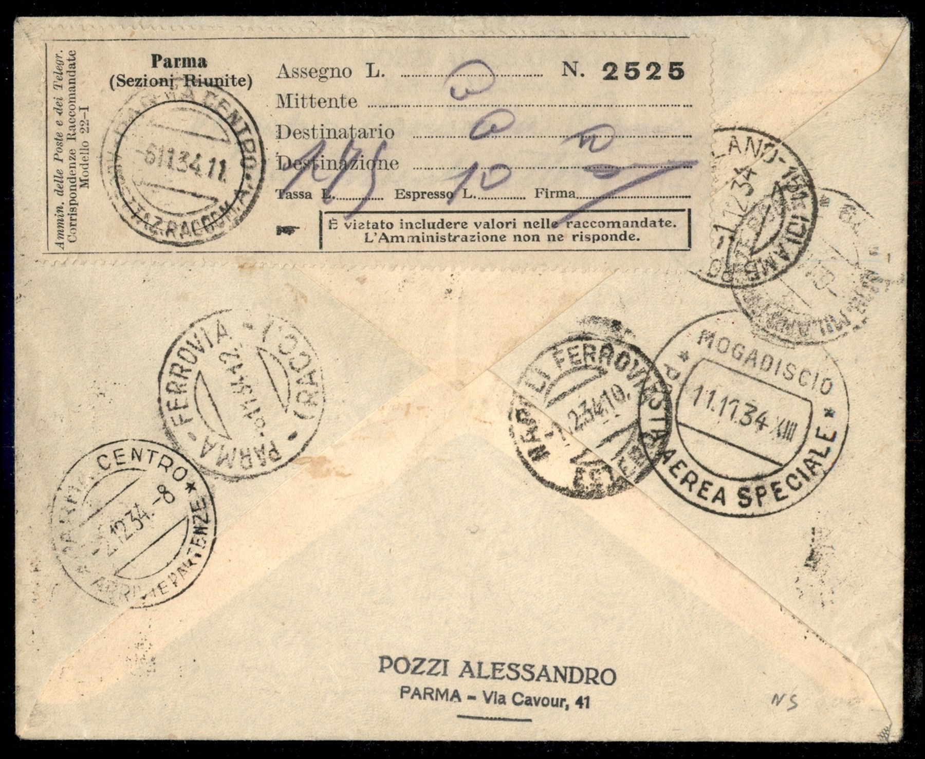 Italia / Regno / Aerogrammi