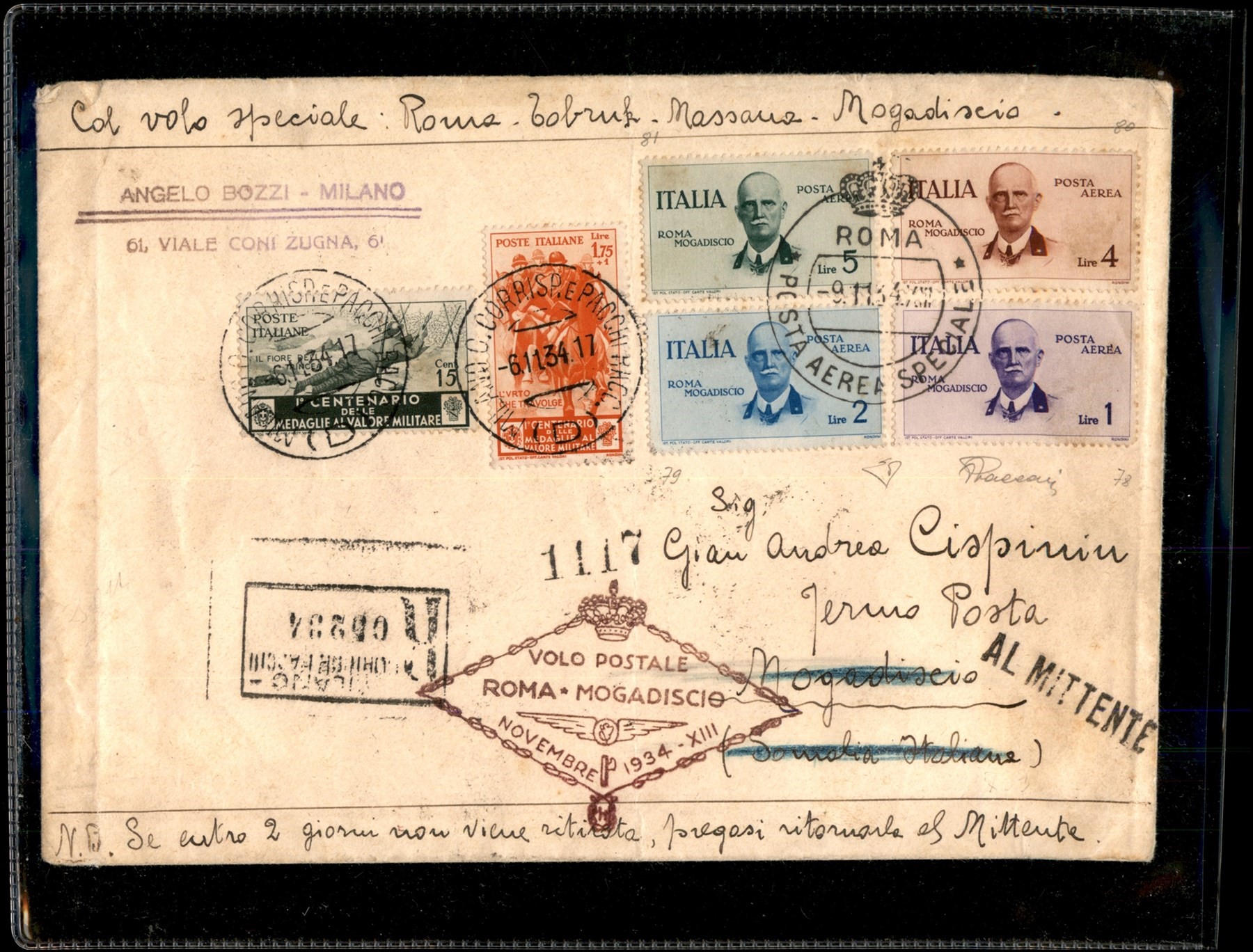 Italia / Regno / Aerogrammi