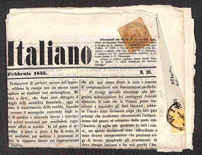 Italia / Antichi Stati Italiani / Toscana / Segnatasse Giornali