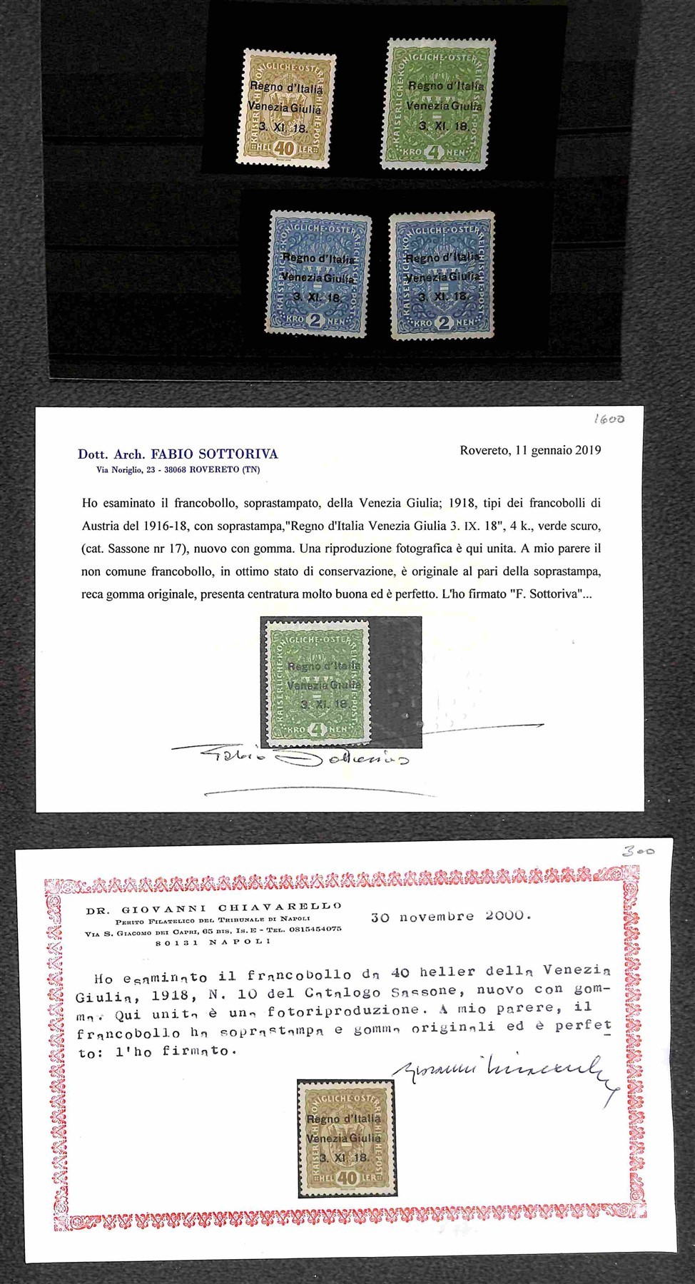 Italia / Occupazioni i Guerra Mondiale / Trentino-alto Adige / Posta Ordinaria