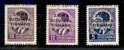 Italia / Occupazioni II Guerra Mondiale / Zona Fiumano Kupa / Posta Ordinaria
