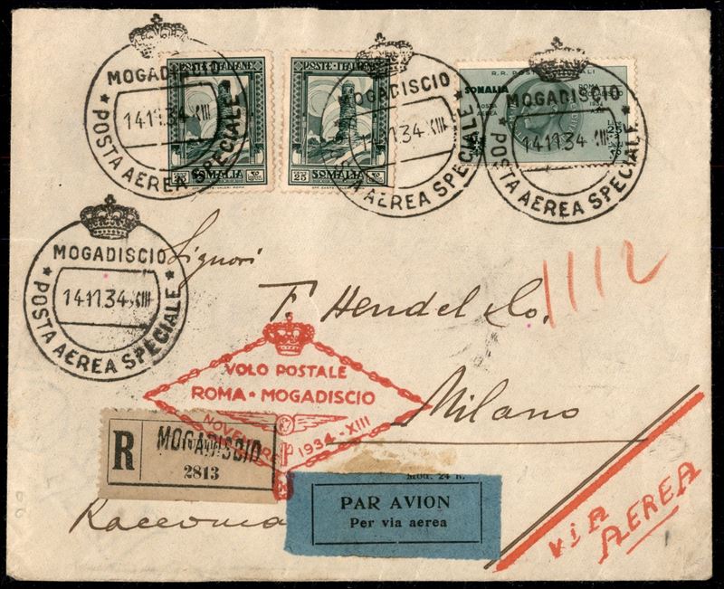 Italia / Colonie / Somalia / Aerogrammi