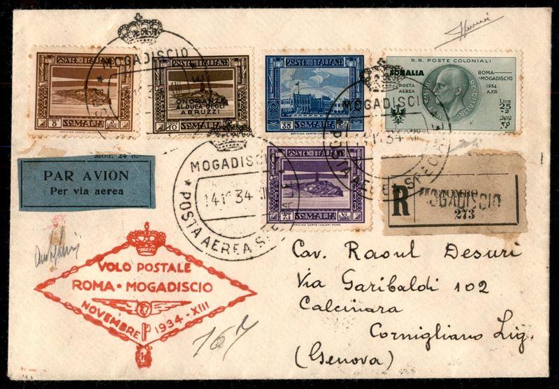 Italia / Colonie / Somalia / Aerogrammi