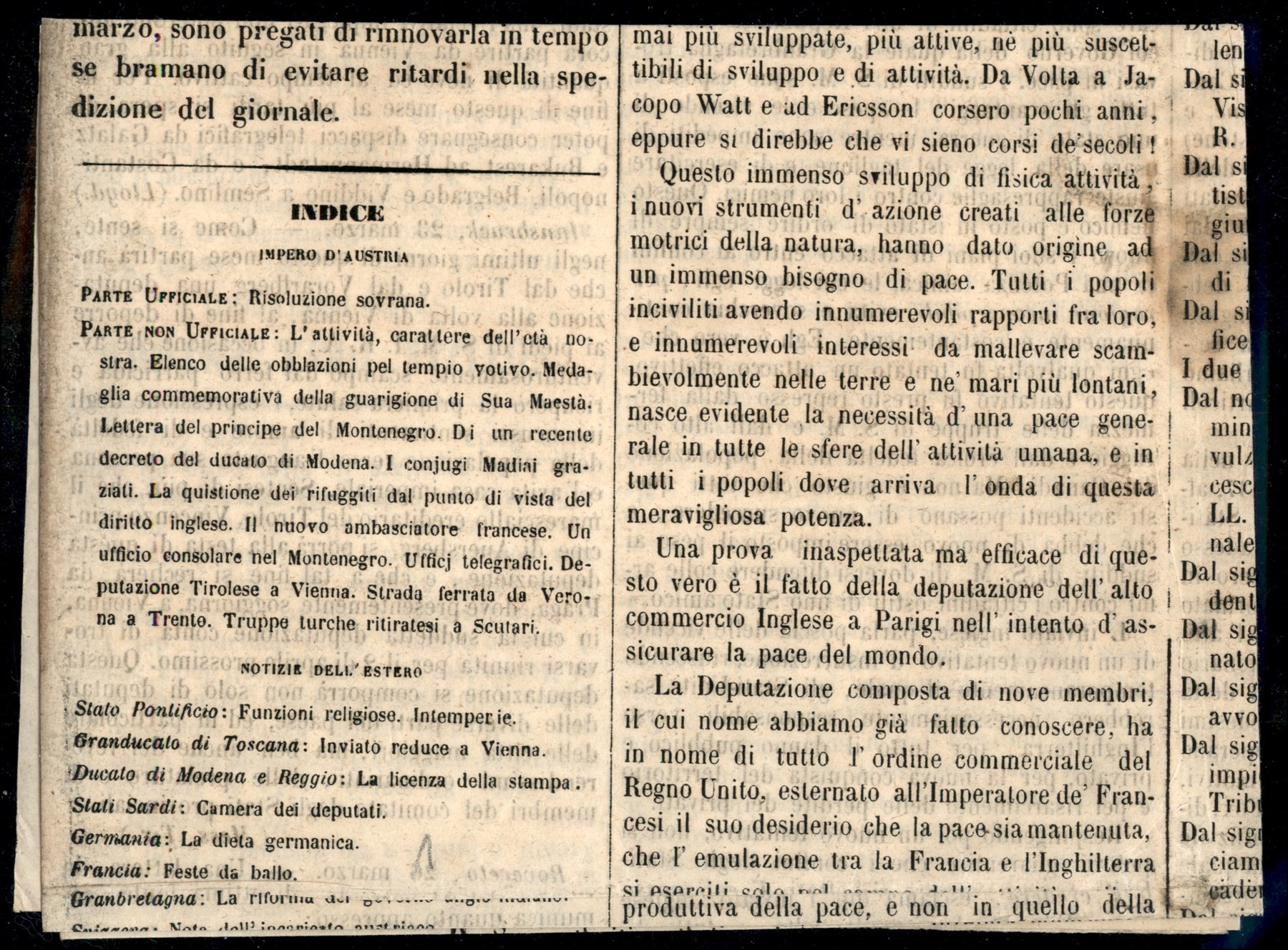 ITALIA / Antichi Stati Italiani / Parma / Posta ordinaria