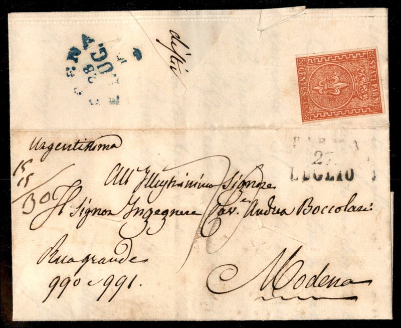 ITALIA / Antichi Stati Italiani / Parma / Posta ordinaria