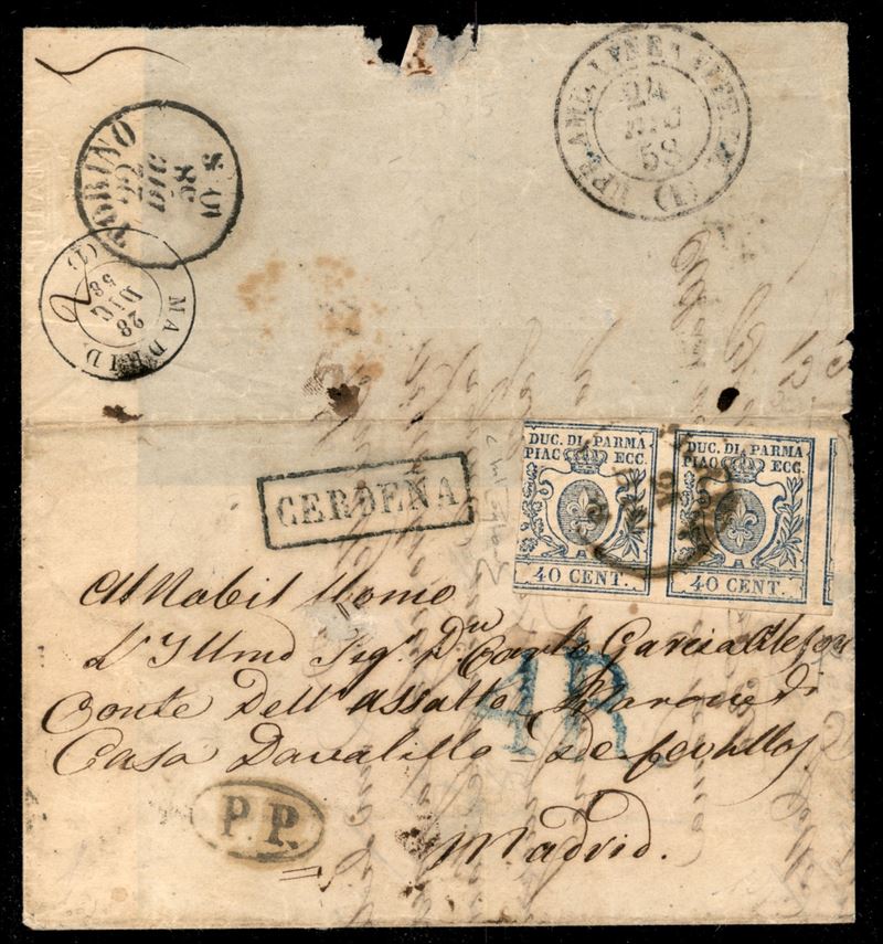 ITALIA / Antichi Stati Italiani / Parma / Posta ordinaria