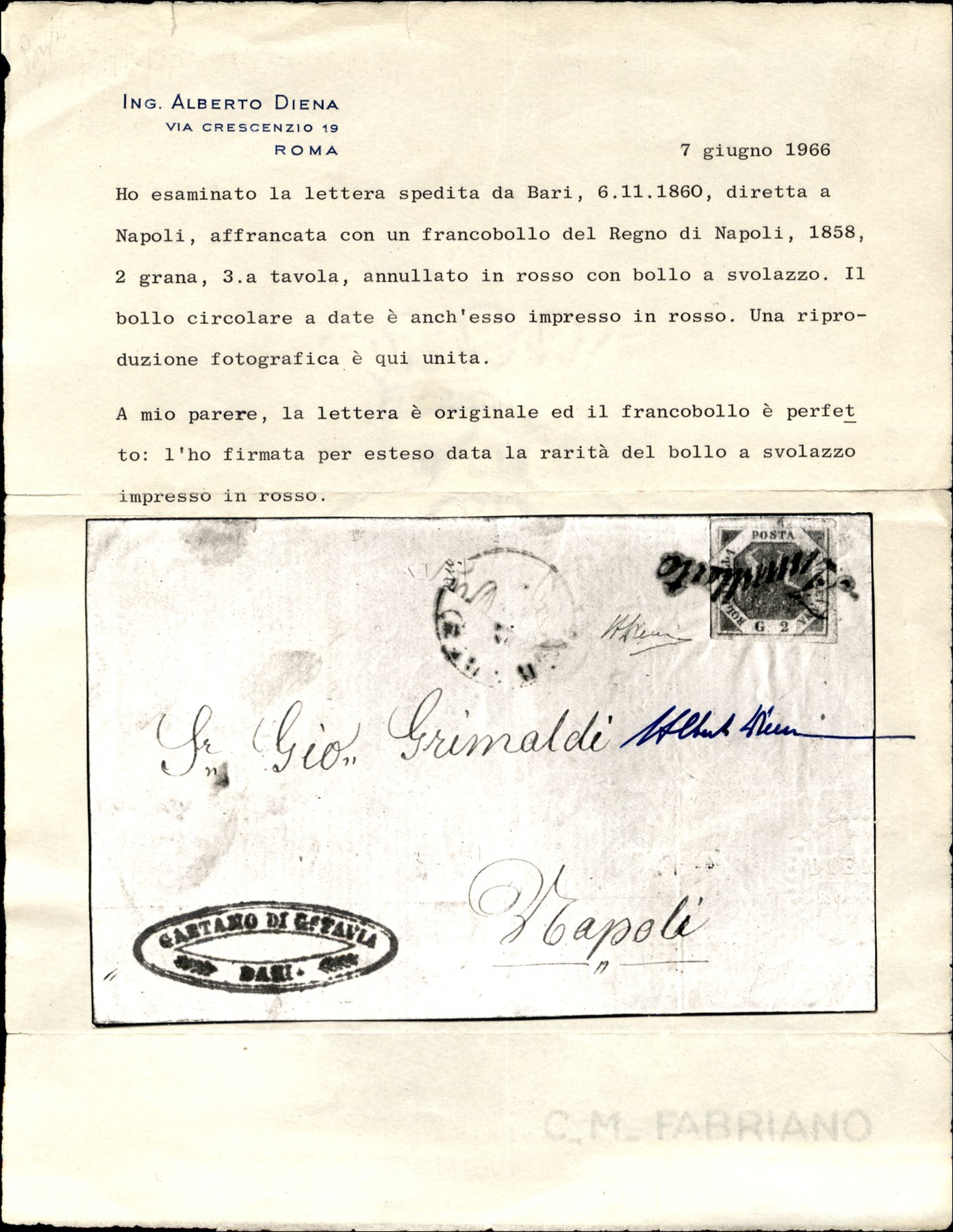 ITALIA / Antichi Stati Italiani / Napoli / Posta ordinaria